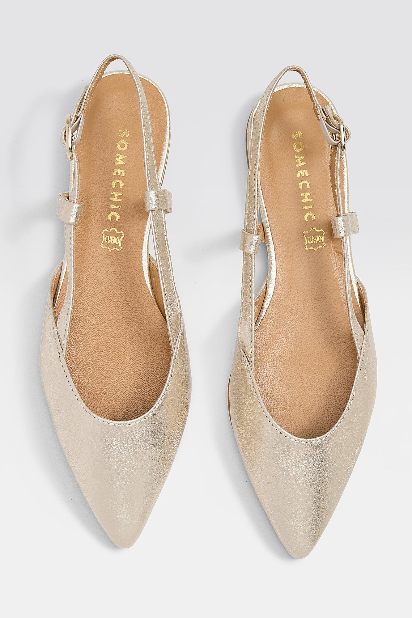 Nicole Ballet Flats - Gold