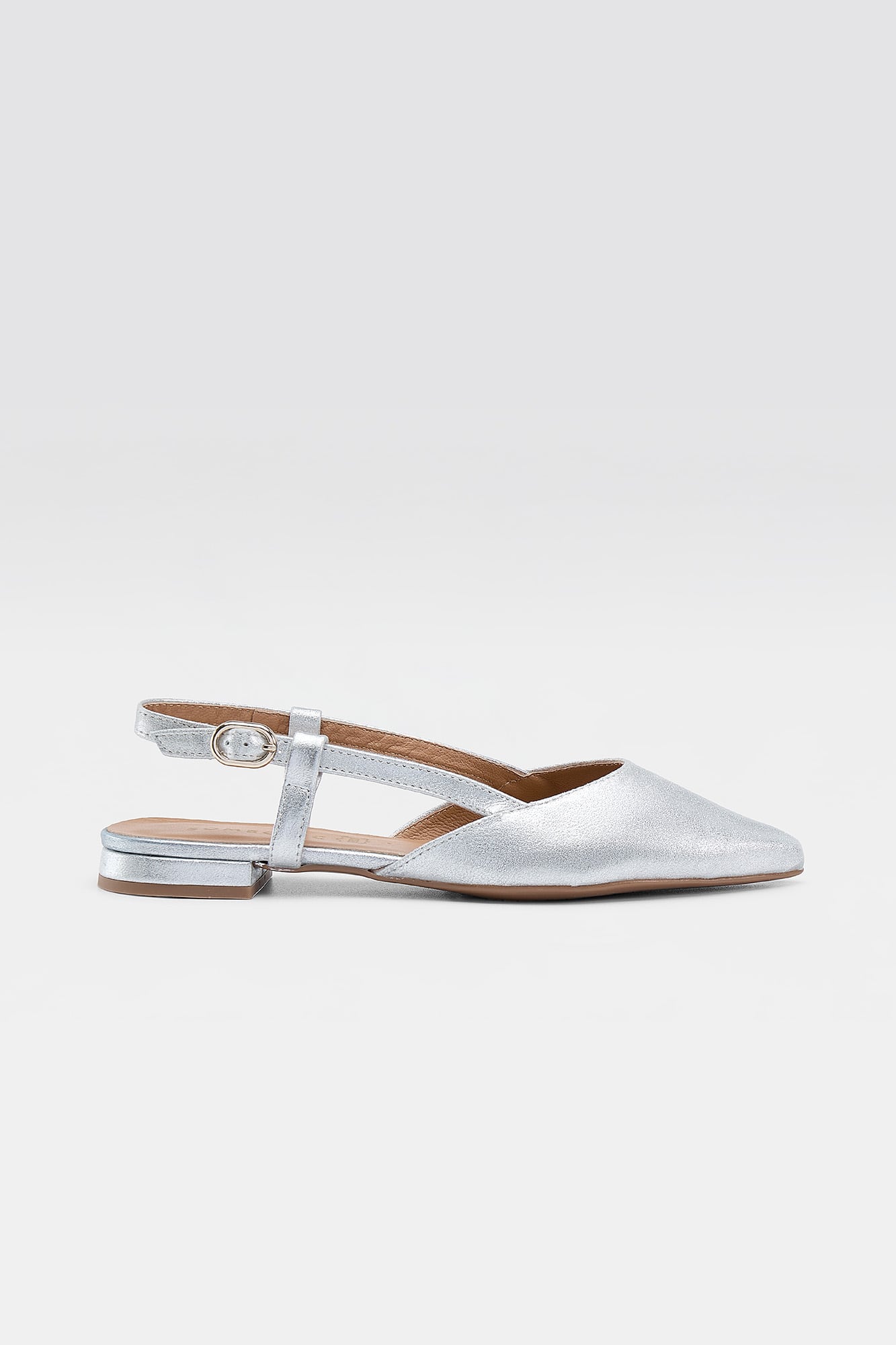 Nicole Ballet Flats - Silver