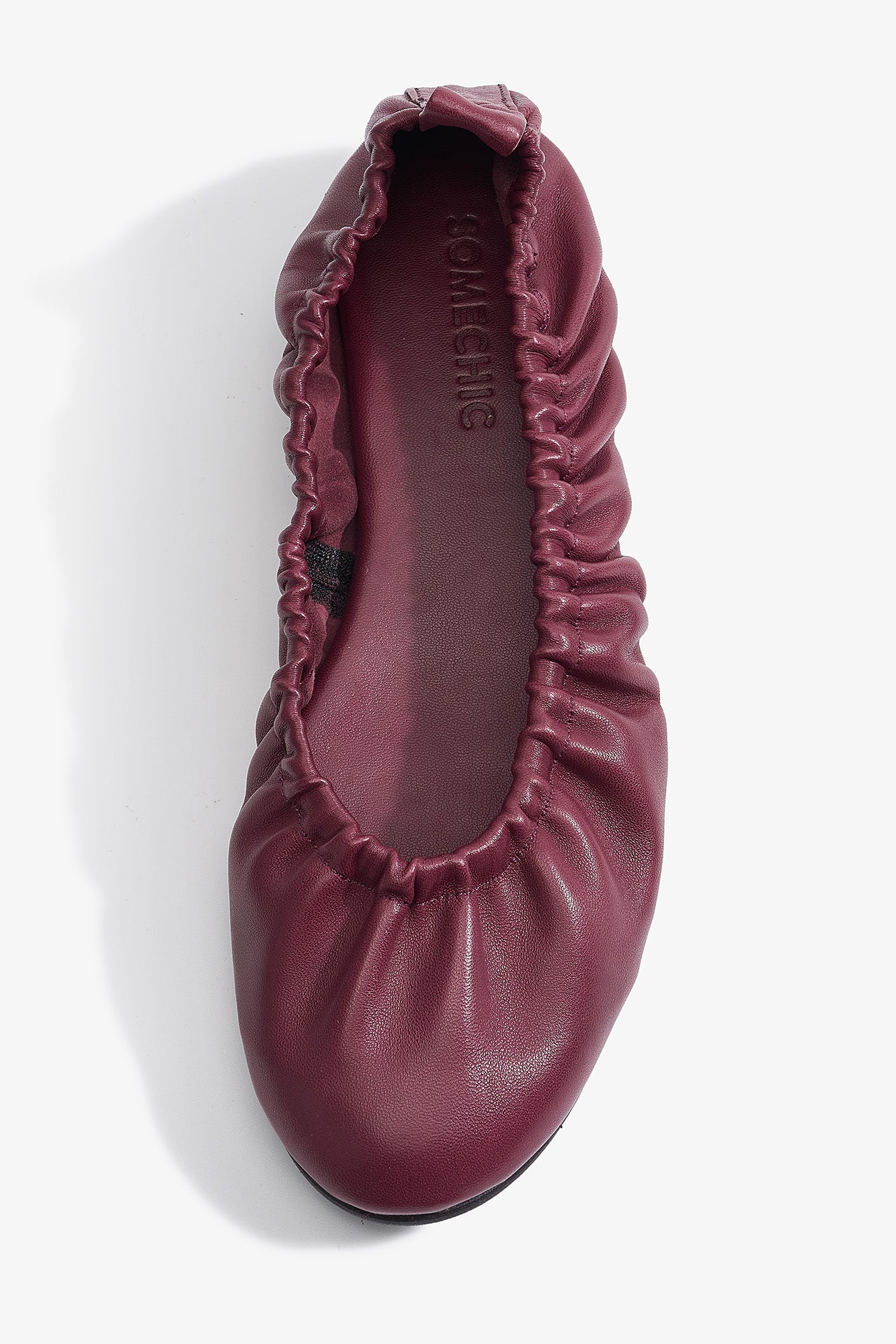 Ellis Classic Ballet Flat - Burgundy
