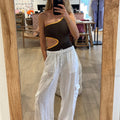 Bañador Asimétrico Marron/Mango - SOMECHIC