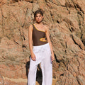 Bañador Asimétrico Marron/Mango - SOMECHIC