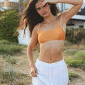 Bikini Sporty Lurex Naranja - SOMECHIC