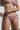 Bikini Triangular Alto Geometrico Naranja - SOMECHIC