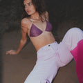 Bikini Triangular Lurex Lila - SOMECHIC