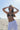 Bikini Triangular Marron/Mango - SOMECHIC