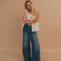 Chaleco Punto Lazos Blanco - SOMECHIC