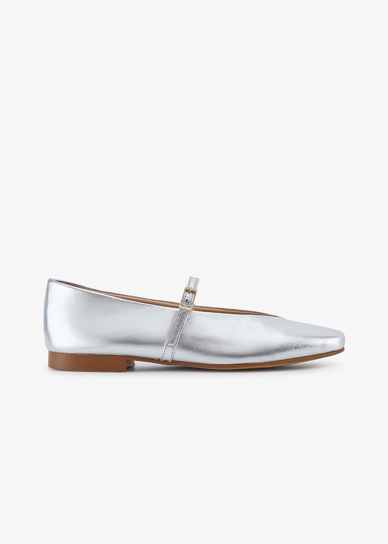 Galia Ballet Flats - Silver