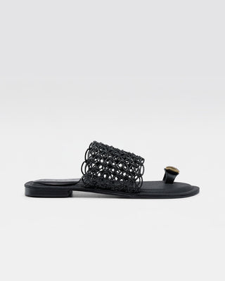 Juni Sandals - Black - SOMECHIC