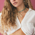 Necklace Zira Star Azul - SOMECHIC