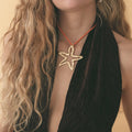 Necklace Zira Star Naranja - SOMECHIC