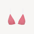 Pippa Bikini Top - Vichy Red - SOMECHIC