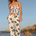 Top Isla Azul Lila - SOMECHIC