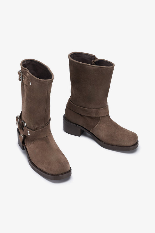 BOTAS AMANDA TAUPE - SOMECHIC