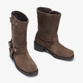 BOTAS AMANDA TAUPE - SOMECHIC