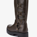 BOTAS HEBILLAS AGNES MARRON - SOMECHIC