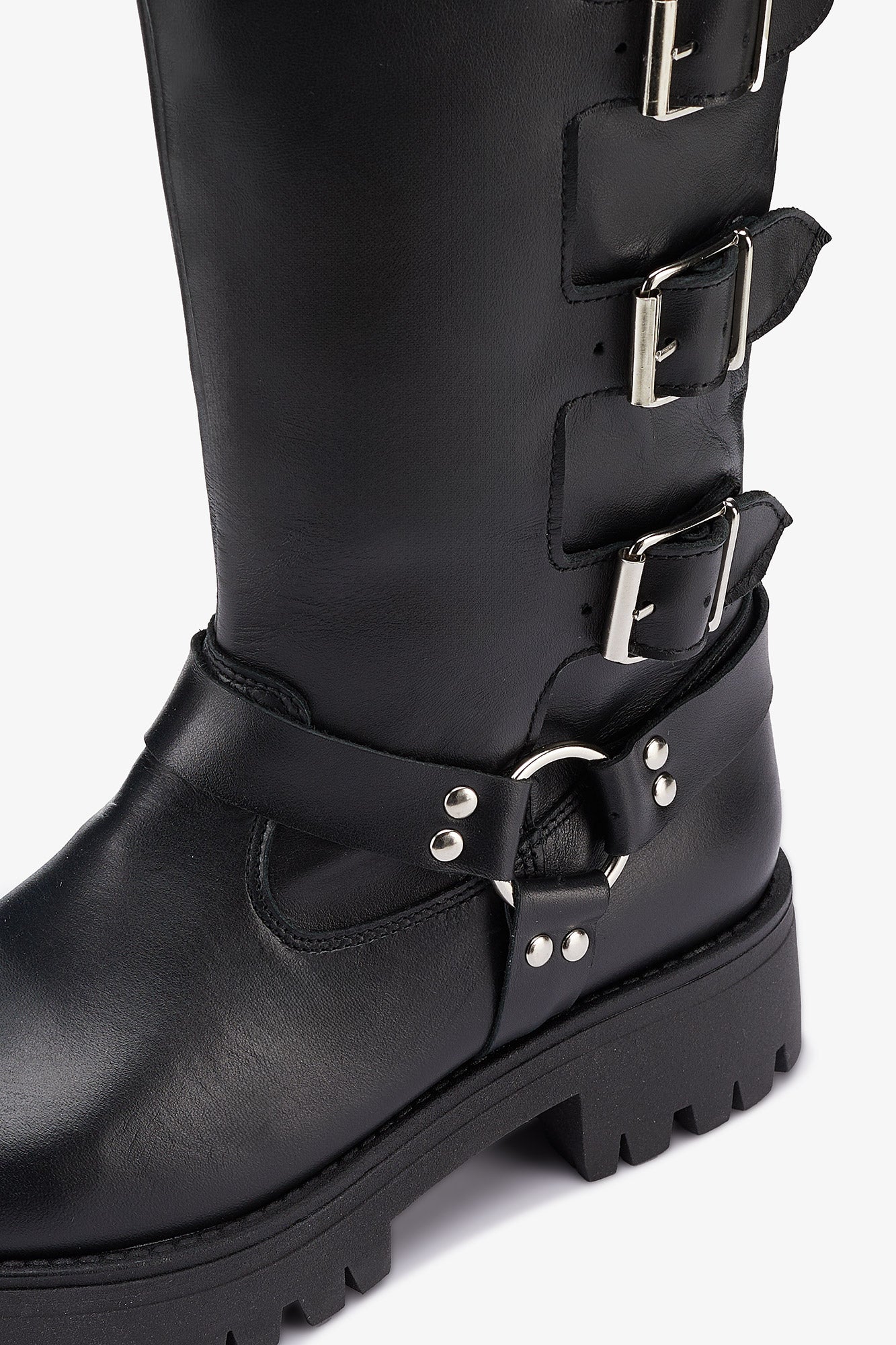 BOTAS HEBILLAS AGNES NEGRO - SOMECHIC