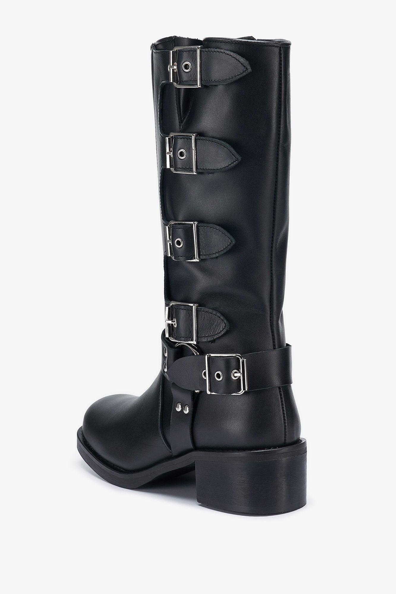 BOTAS HEBILLAS MILLER NEGRO - SOMECHIC