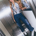 CAMPERA METALIZADA PLATA - SOMECHIC