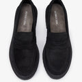 Mocasines Elodie Ante Negro - SOMECHIC