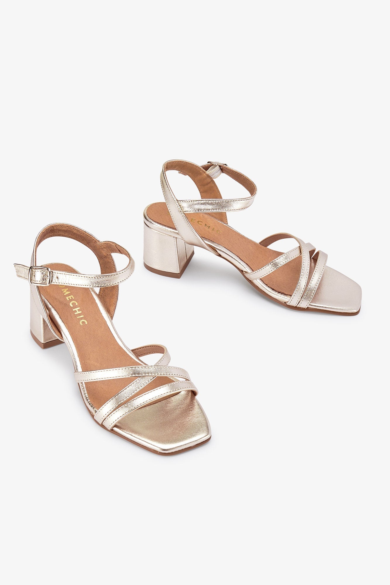 SANDALIAS RUBY PLATINO - SOMECHIC