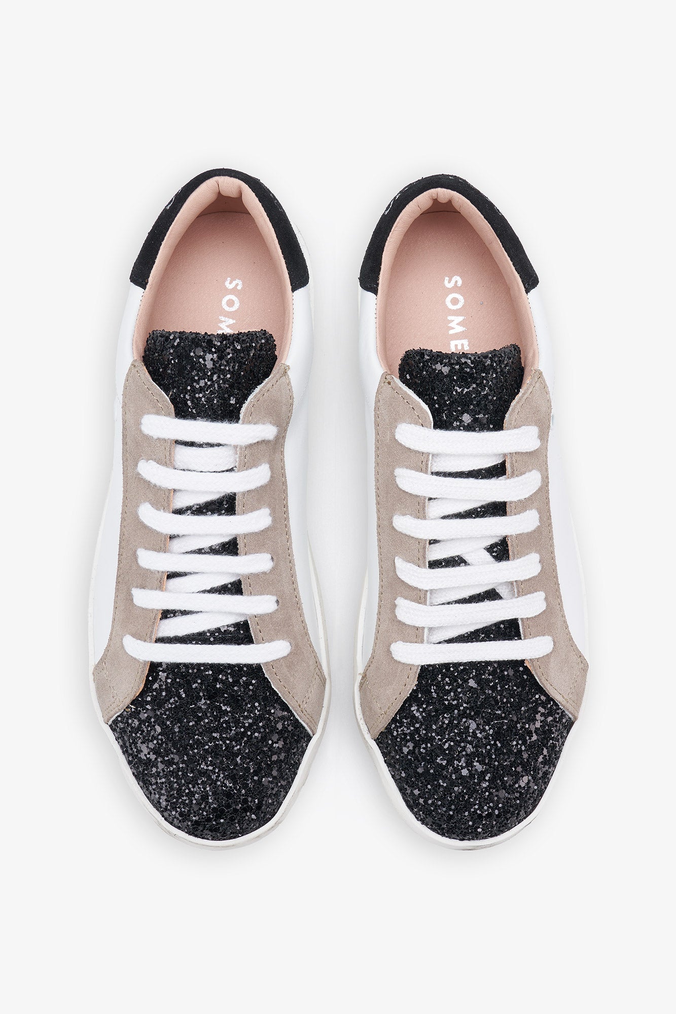 ZAPATILLAS ARI GLITTER NEGRO - SOMECHIC