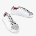 ZAPATILLAS ARI GLITTER PLATA - SOMECHIC